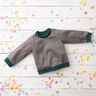 Cuffing Fabric Plain – dark green,  thumbnail number 6