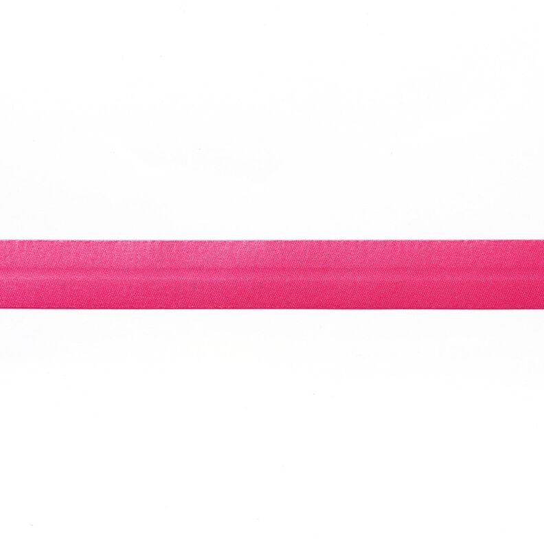 Bias binding Satin [20 mm] – intense pink,  image number 1