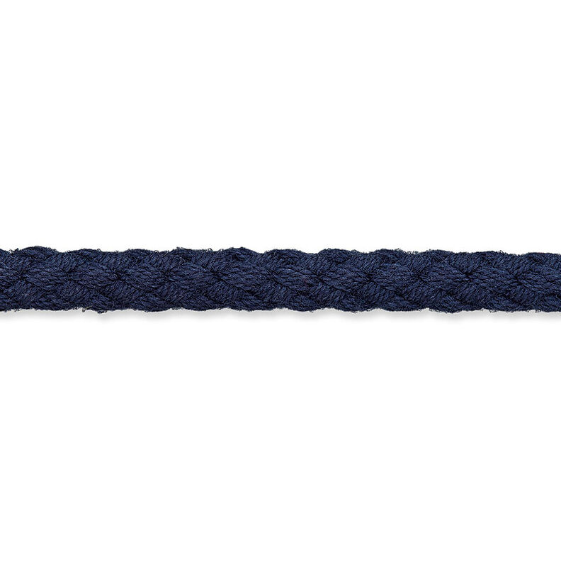 Cotton cord [Ø 5 mm] – navy blue,  image number 1