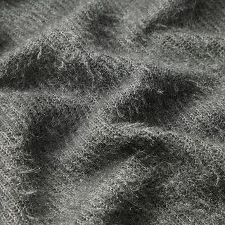 Fluffy Knit Fabric – antique silver, 
