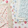 Cotton Jersey watercolour meadow flowers Digital Print – ivory/dusky pink,  thumbnail number 5