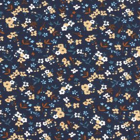 Cotton Jersey millefleurs – midnight blue, 