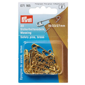 Safety pins [19/23/27 mm] | Prym – gold, 
