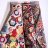 Abstract Faces Decor Tapestry Fabric – black,  thumbnail number 3