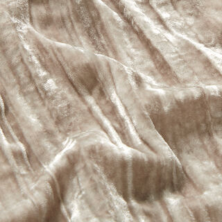 Plain Crushed Velvet – dark taupe, 