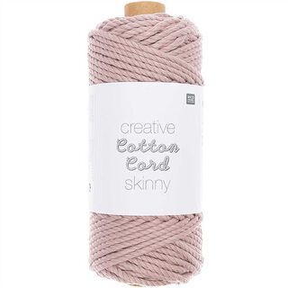 Creative Cotton Cord Skinny Macrame Cord [3mm] | Rico Design - dusky pink, 