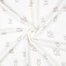 GOTS Double Gauze/Muslin Friendly Bears Digital Print | Poppy Fabrics – ivory/light taupe,  thumbnail number 3