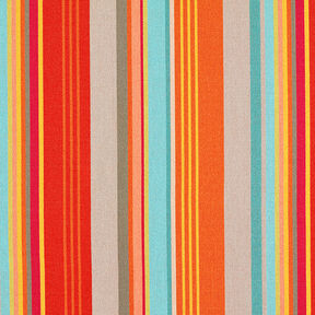Outdoor Fabric Canvas Stripes – orange/red, 