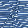 terry cloth jersey Stripes – brilliant blue/ivory,  thumbnail number 2