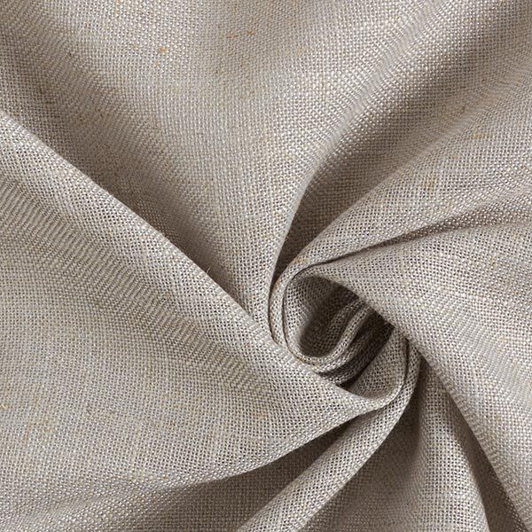 Curtain fabric Jute look 280 cm – light grey,  image number 1