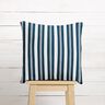 Decor Fabric Jacquard stripes – ocean blue/white,  thumbnail number 6