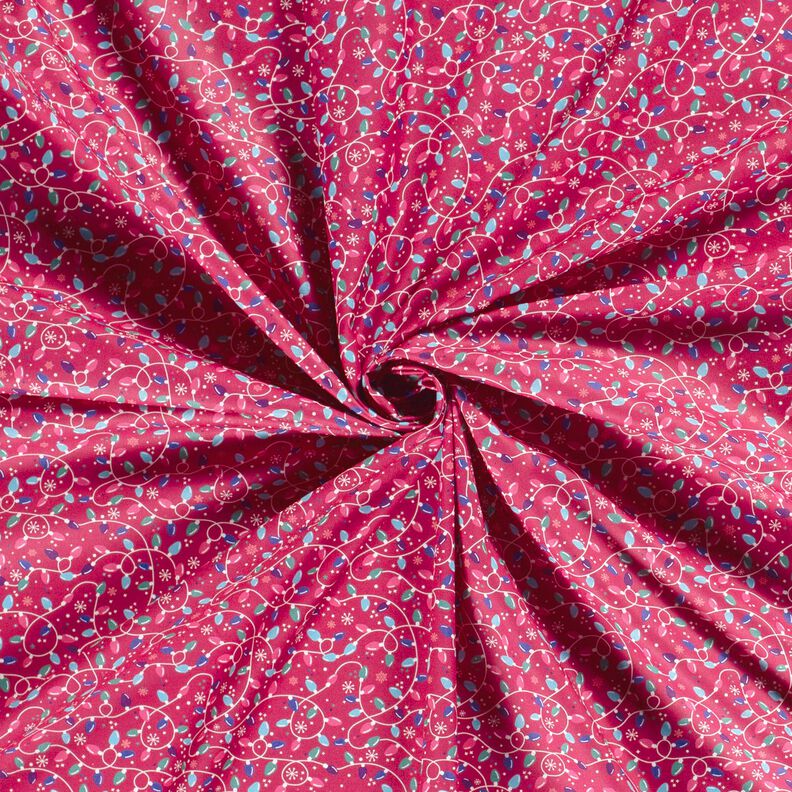 Cotton Poplin string of lights – purple/light blue, image number 3