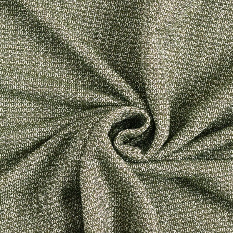 Glittery French terry – khaki,  image number 4
