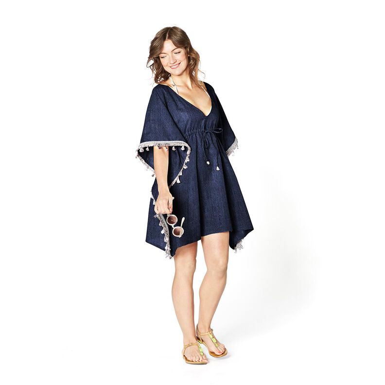 Cotton Linen Look – midnight blue, image number 5