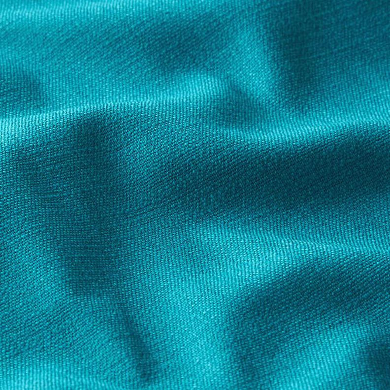 Linen fabric Stretch – petrol,  image number 2