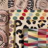 Decor Fabric Tapestry Fabric graphic zigzag – light beige/carmine,  thumbnail number 5