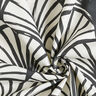 Decor Fabric Half Panama Abstract Fans – ivory/black,  thumbnail number 3