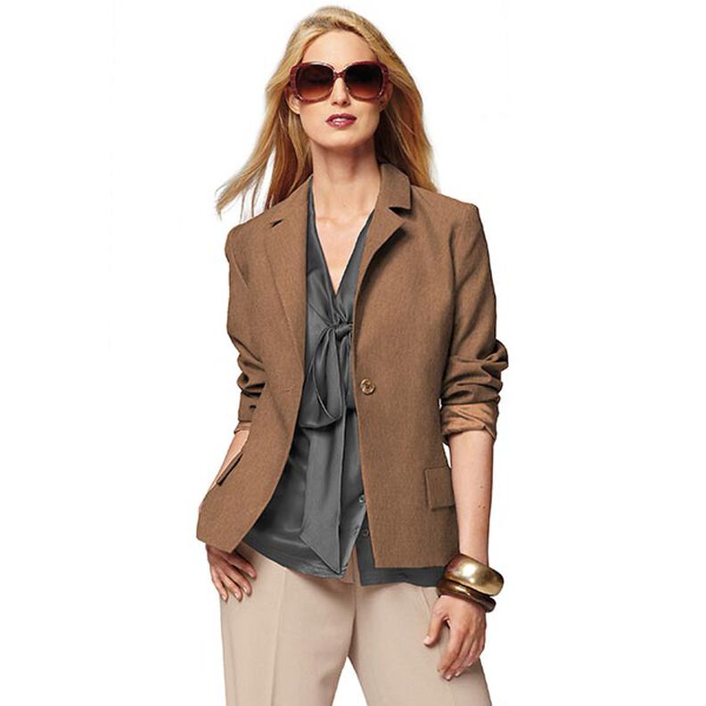 Smooth Stretch Faux Leather – bronze,  image number 5