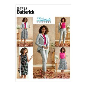 Blazer/Top/Trousers/Dress /Skirt , Butterick 6718 | 40-48, 