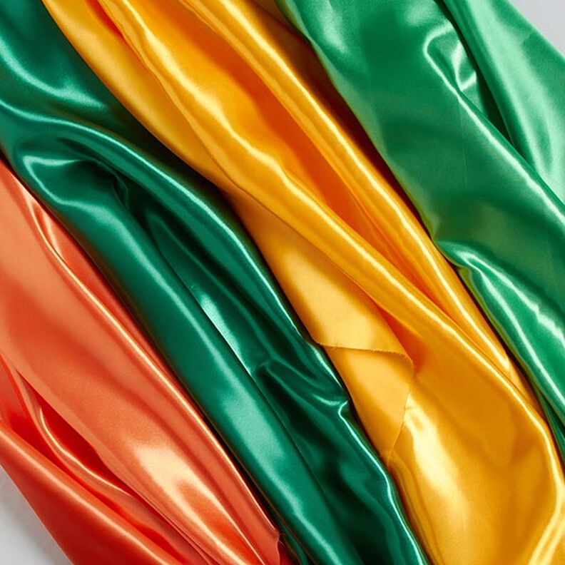 Polyester Satin – light orange,  image number 5