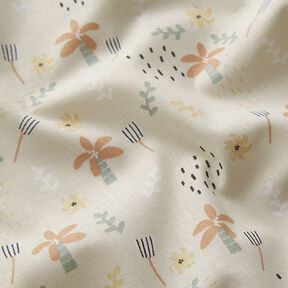 Cotton Poplin Jungle landscape – natural, 