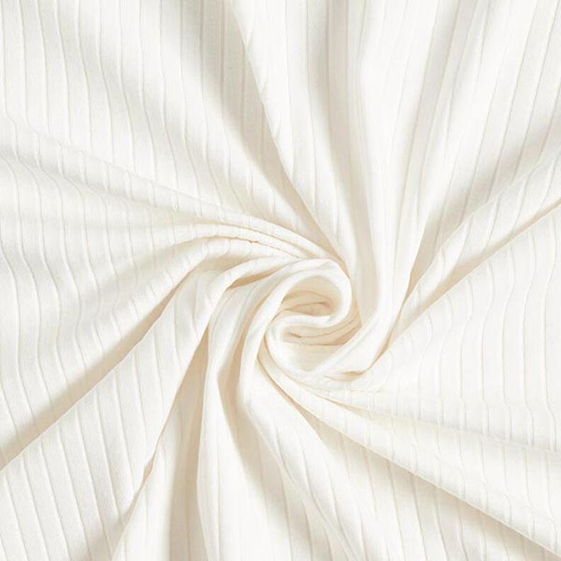 Plain ribbed jersey – offwhite,  image number 1