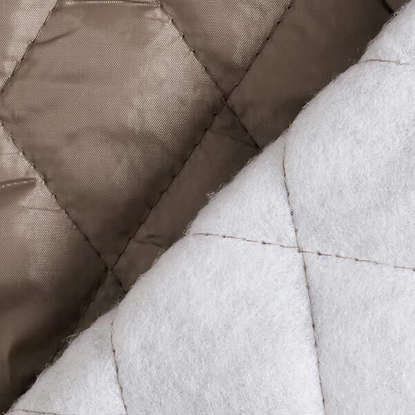 Quilted lining rhombus – taupe,  image number 5