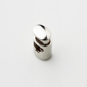 Cord Stopper metal [Opening: 4 mm] – metallic silver, 