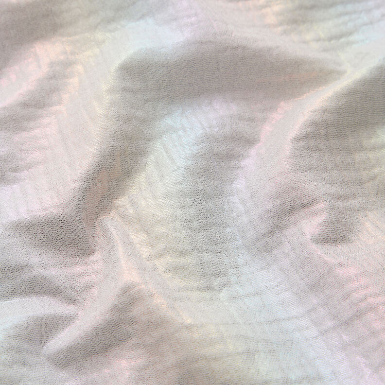 Double Gauze/Muslin Shimmer glitter Foil Print | by Poppy white,  image number 8