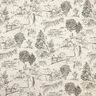 Decor Fabric Panama Riding – grey/natural,  thumbnail number 1