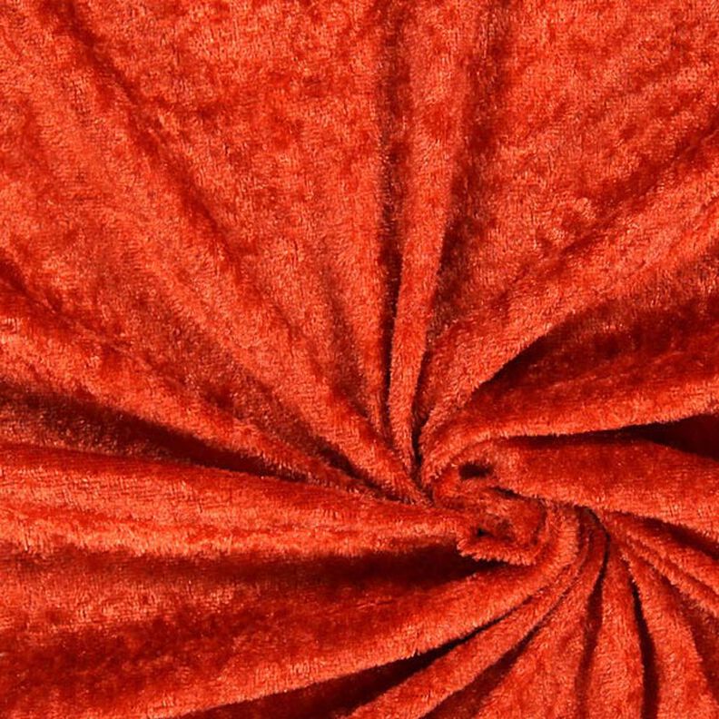 Panne velvet – terracotta,  image number 1