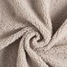 Teddy fur upholstery fabric – dark beige,  thumbnail number 1