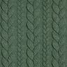 Cabled Cloque Jacquard Jersey – dark green,  thumbnail number 1