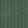 Cabled Cloque Jacquard Jersey – dark green,  thumbnail number 1