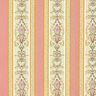 Biedermeier Stripes Jacquard Furnishing Fabric – cream/dusky pink,  thumbnail number 1
