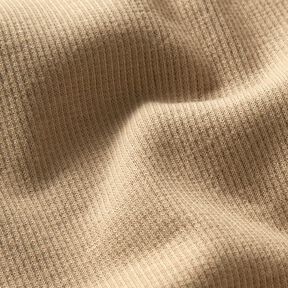 2x2 Ribbing Plain – dark beige, 