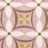 Decor Fabric Canvas Embroidery look large – pastel violet/light beige,  thumbnail number 1