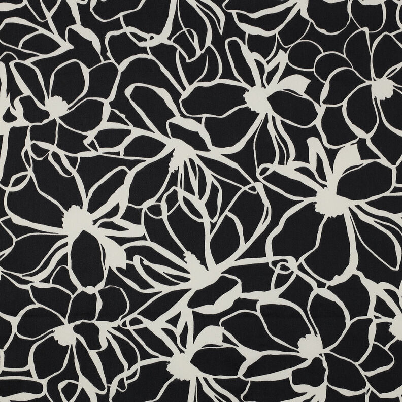 Sateen Magnolia | Nerida Hansen – black/offwhite,  image number 1