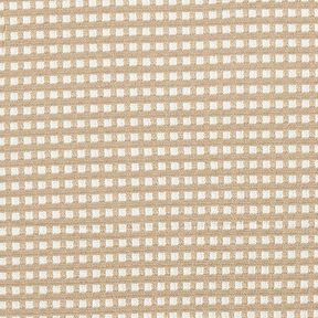Little Boxes Viscose Blend Jacquard Jersey – beige/white, 
