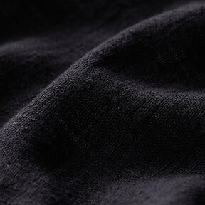 Cotton Linen Look – black, 