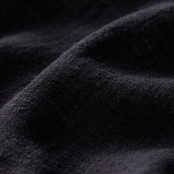 Cotton Linen Look – black,  image number 2