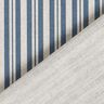 Decor Fabric Half Panama Fine Stripes – denim blue/natural,  thumbnail number 4