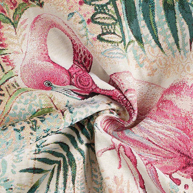 Tapestry Decor Fabric Panel Flamingo – beige/pink,  image number 3