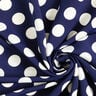 Crepe Weave polka dots [2.5 cm] – navy blue,  thumbnail number 3