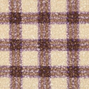 Knit Bouclé Check – green/offwhite, 