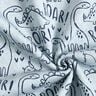 Brushed Sweatshirt Fabric  Dinosaurs Digital Print &ndash; light grey,  thumbnail number 3