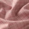 Prince of Wales check cotton blend – white/burgundy,  thumbnail number 2