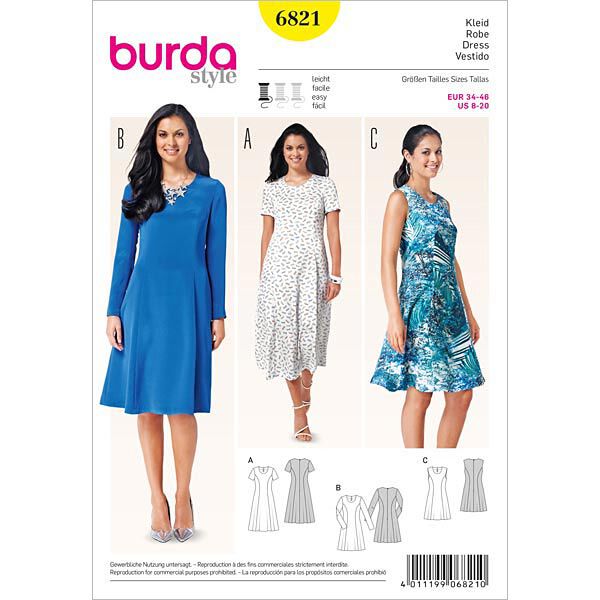 Dress, Burda 6821,  image number 1
