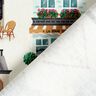 Decor Fabric Half Panama nostalgic houses – offwhite/beige,  thumbnail number 4