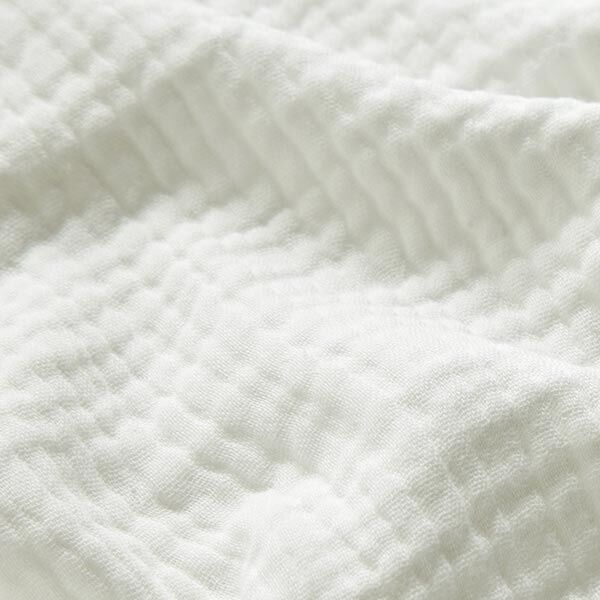 GOTS Triple-Layer Cotton Muslin – offwhite,  image number 3